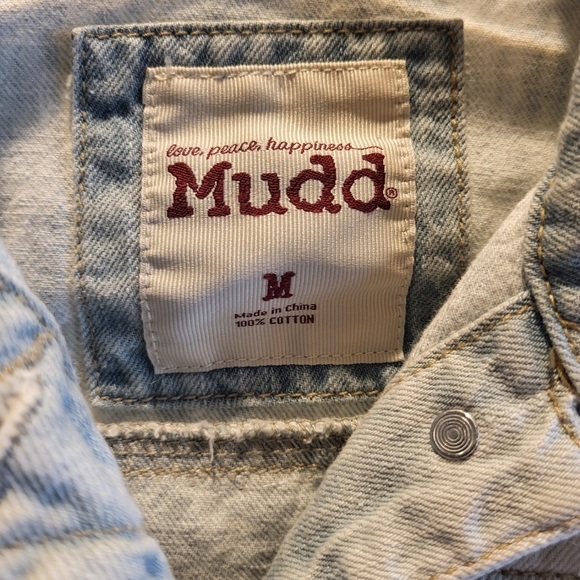 Custom Taylor Swift Eras Tour Upcycled Blue Denim Jean Jacket Beaded Size Medium - Picture 5 of 6